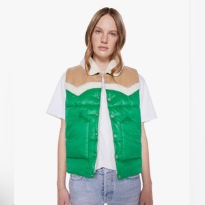 Mother Denim - The Ol West Puffer Vest size small